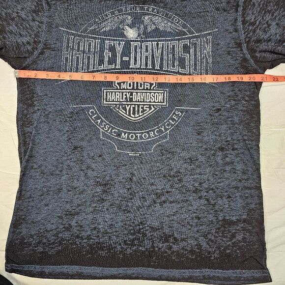 Harley Davidson Elvis Graceland Grey Lightweight Thin Shirt Men's Size Small - Picture 8 of 9